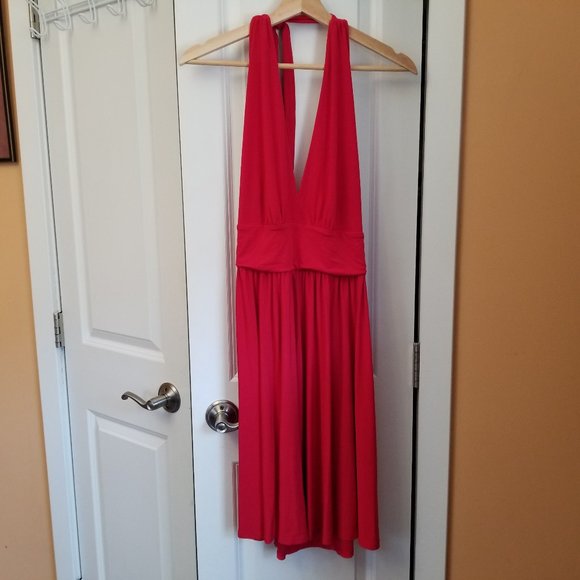 Victoria's Secret (MODA Int'l) Red Marilyn Monroe style Halter Dress Sma… - Picture 5 of 9